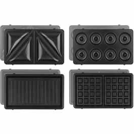 Weasy JOY600 Sandwichera 4 en 1 con 4 Placas Intercambiables, 750W de Potencia y Piloto Luminoso