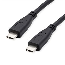 ROLINE 11.44.9057 Cable USB C a USB C 3.2 Gen 2 (3.1 Gen 2) 10 Gbit/s, Carga Rápida PD 100W, Negro, 1 m Precio: 27.3581. SKU: B1KN28P2KY