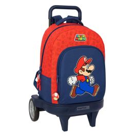 Mochila Escolar Super Mario Trick Rojo Azul oscuro 33 x 45 x 22 cm Precio: 68.4999997. SKU: B1K6KCPH9G