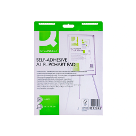 Q-connect Bloc Congreso Papel Autoadhesivo 635x830 mm FSC 30 Hojas 70g/m2