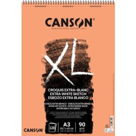 Bloc De Dibujo Canson Xl Croquis Extra Blanco Con Espiral Grano Fino A3 90G 120H Precio: 14.58999984. SKU: B1FSLEV9GH