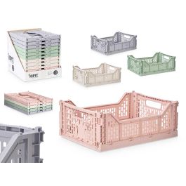 Caja Plegable Multiuso Kipit 15L, 40x30x15 cm, Colores Surtidos (12 Unidades)