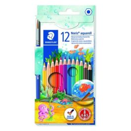 Staedtler Lápices De Colores Noris Aquarell + Pincel Surtidos En Estuche 12 Ud Precio: 3.95000023. SKU: B154C86J5N