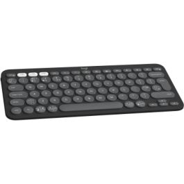 Teclado Inalámbrico Logitech 920-011843 Grafito Qwerty Español QWERTY Teclado Inalámbrico Logitech 920-011843 Grafito Qwerty Español QWERTY