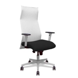 Sillon Piqueras Y Crespo Sahuco Direccion Uso Intensivo (8H) Brazos Blancos Regulables Mecanismo Sincro Respaldo Malla Blanca Transpirable Y Asiento Tapizado Bali Negro Precio: 513.49999965. SKU: B1BZNEPWSW