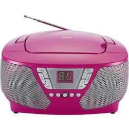 BIGBEN INTERACTIVE CD60RSSTICK Reproductor de Radio CD Portátil Estéreo FM, AUX-IN, Pantalla LED, Rosa con 5 Hojas Pegatinas BIGBEN INTERACTIVE CD60RSSTICK Reproductor de Radio CD Portátil Estéreo FM, AUX-IN, Pantalla LED, Rosa con 5 Hojas Pegatinas