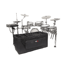 GATOR Funda Batería Electrónica Gator Nylon con Ruedas 49x32x103 cm