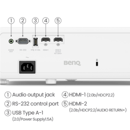 BenQ TK710 Proyector Gaming Láser 4K UHD DLP, 3200 Lúmenes ANSI, HDR10 & HLG, Relación de Contraste 10000:1, 1.07B Colores, 2x HDMI 2.0b