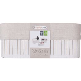Set de 3 Cestas de Ordenación en Bambú Blanco - Confortime (6 Cajas) Set de 3 Cestas de Ordenación en Bambú Blanco - Confortime (6 Cajas)