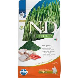 Farmina N&D Spirulina Kitten Arenque 1,5 kg Precio: 30.250000000000004. SKU: B16GBSH259