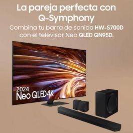 Samsung HW-S700D/ZF Barra de Sonido Ultra Slim 3.1 con Subwoofer Inalámbrico y Dolby Atmos 2024