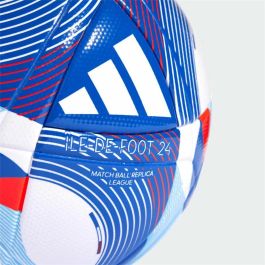 Balón de Fútbol Adidas Ile de Foot 24 League Azul Talla 5 Balón de Fútbol Adidas Ile de Foot 24 League Azul Talla 5