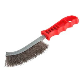Wolfcraft Cepillo metálico de mano, acero fino, mango plástico, 265mm, profesional/doméstico