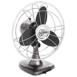 Farelek FAR3431541120297 Ventilador de diseño Redwood Ø30cm 30W Retro Indus Anthracite y Chrome Farelek FAR3431541120297 Ventilador de diseño Redwood Ø30cm 30W Retro Indus Anthracite y Chrome