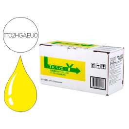 Kyocera Toner Laser TK570Y para FS-5400 Amarillo Precio: 208.68999954. SKU: S8411087