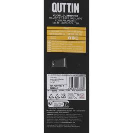 Cuchillo Jamonero Dark 22 cm - Quttin (28 Unidades) Cuchillo Jamonero Dark 22 cm - Quttin (28 Unidades)