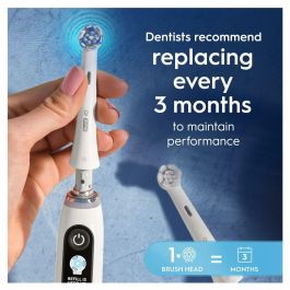 Oral-B ORA8700216778435 Recambios iO Ultimate Clean – Pack de 8 cabezales de cepillo de dientes eléctricos en blanco