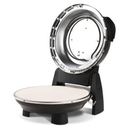 G3 Ferrari Horno para Pizza Napoletana, Negro, 1200 W, 31 cm, Piedra, 400 °C, con Temporizador, Libro de Recetas y Utensilio