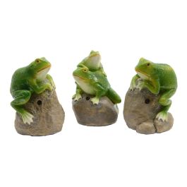 Decoris Rana Figuras Decorativas con Sensor y Sonido 3 Modelos Surtidos 8x7.4x11.5cm Precio: 6.50000021. SKU: S7901702