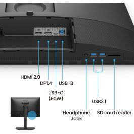 BenQ SW242Q Monitor 24.1" IPS WQXGA (2560x1600) USB-C Power Delivery HDR10 100% sRGB