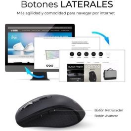 Teclado y Ratón Inalámbrico Subblim Combo Dual Office Prowave/ Negro Teclado y Ratón Inalámbrico Subblim Combo Dual Office Prowave/ Negro