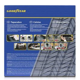 Goodyear GOD9085 Tapacubos Montreal Bicolor 15" Negro-Plata 4 Unidades