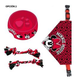 Set de Regalo de Bienvenida para Perros Minnie Mouse Rojo 5 Piezas