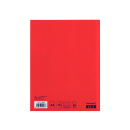Liderpapel Libreta smart A5 16 hojas 60gr Cuadro Pauta 4ª 3,5 mm con Margen