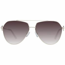 Guess Gafas GF6140 Gafas de Sol Aviador para Mujer - Montura Metálica, 62 mm