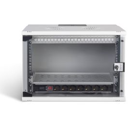 Digitus Rack de Red 483 mm (19") - 7U, 540x400 mm (ancho x fondo) - Bastidor de Pared SOHO Pro con Rieles Ajustables y Gestión de Cables