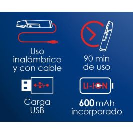 Aprilla Máquina Corta Pelo Recargable USB con AC (6 Unidades)