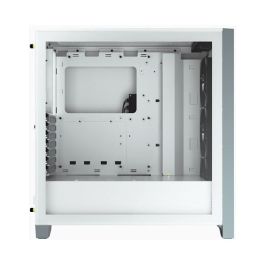 Corsair 4000X RGB Torre Midi ATX Blanca para PC Gaming con Ventana de Cristal Templado