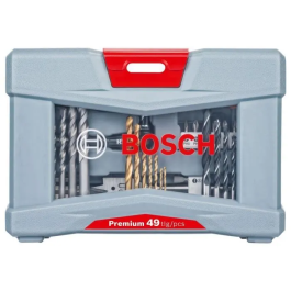 Bosch 49 Piezas Juego de Destornilladores Premium para Taladrar y Atornillar en Madera, Metal y Hormigón
