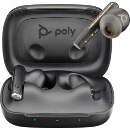 Poly BT700 Voyager Free 60 UC Auriculares In-ear Inalámbricos ANC Carbon Black con Adaptador USB-A y Estuche de Carga Básico Poly BT700 Voyager Free 60 UC Auriculares In-ear Inalámbricos ANC Carbon Black con Adaptador USB-A y Estuche de Carga Básico