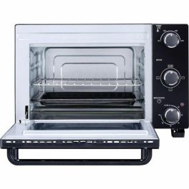 CONTINENTAL EDISON CEMF22B - Mini horno eléctrico 22L negro - 1300W - Asador, Circulación natural