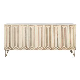 Buffet Neoclasico DKD Home Decor Blanco Marron Claro 38 x 75 x 160 cm