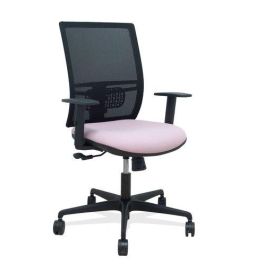 Silla Piqueras Y Crespo Yunquera Brazos Regulable Ergonomica Mecanismo Sincro Respaldo Malla Negra Asiento Tapizado Bali Rosa Precio: 270.49999999. SKU: B19QWZDG4E