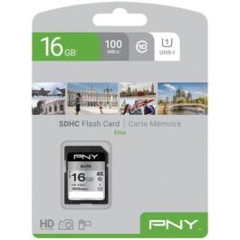 PNY Elite Tarjeta SDHC 16GB Clase 10 UHS-I U1 Velocidad R100MB/s Retail Precio: 27.50000033. SKU: B1AVS5LYGS