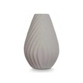 Jarrón Cerámica Raya Diagonal 31 cm Gris - Giftdecor (4 Unidades) Jarrón Cerámica Raya Diagonal 31 cm Gris - Giftdecor (4 Unidades)
