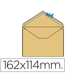 Liderpapel Sobre n.23 Crema C6 114x162 mm Engomado Solapa de Pico Caja de 500 Unidades 70 g Precio: 19.49999942. SKU: B12J4W58SW