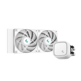 Deepcool DEE1691287944371 Refrigeración Líquida AIO LE520 con 2 Ventiladores ARGB de 120 mm - Blanco