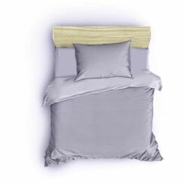 Blum ASI8683342999427 Juego de cama 220x240 cm - 1 funda nórdica + 2 fundas almohada 60x60 cm - 80% algodón, 20% poliéster - Gris