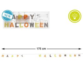 Guirnalda luminosa "Happy Halloween" de 175 cm con luz de colores, ideal para decoración temática de fiestas Precio: 3.78999951. SKU: B1GXPLGJXZ