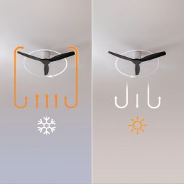 Ventilador de Techo Cecotec Aero 5400 Classic 40 W Ø 132 cm Blanco Negro