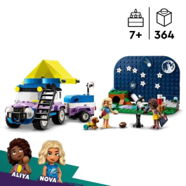Lego Friends 42603 Furgoneta Camper para Observar las Estrellas, Juguete para Niños, con Figuras de Animales y Minimuñecas