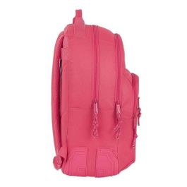 Blackfit8 Mochila Doble Adaptable a Carro Fresa Niña Rosa 600D Polyester Edad 3 Años