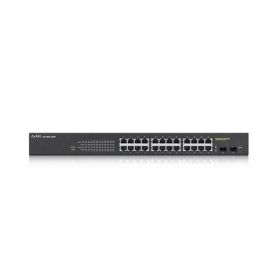 Zyxel GS1900-24HP Switch Gestionado Gigabit Ethernet 24 Puertos 10/100/1000, 1U, Negro - GS190024HPV2-EU0101F Zyxel GS1900-24HP Switch Gestionado Gigabit Ethernet 24 Puertos 10/100/1000, 1U, Negro - GS190024HPV2-EU0101F
