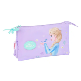 Portatodo Triple Frozen Spirit Lila 22 x 12 x 3 cm Precio: 7.49999987. SKU: B1H4L39ESH