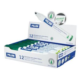 Milan Rotulador Pizarra Blanca Punta Redonda Verde Caja 12 Ud Precio: 6.9900006. SKU: S8412964