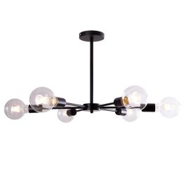 Lámpara de Techo "Abdul" [SKD-P8000-BK] Precio: 30.68999956. SKU: 15096794087811